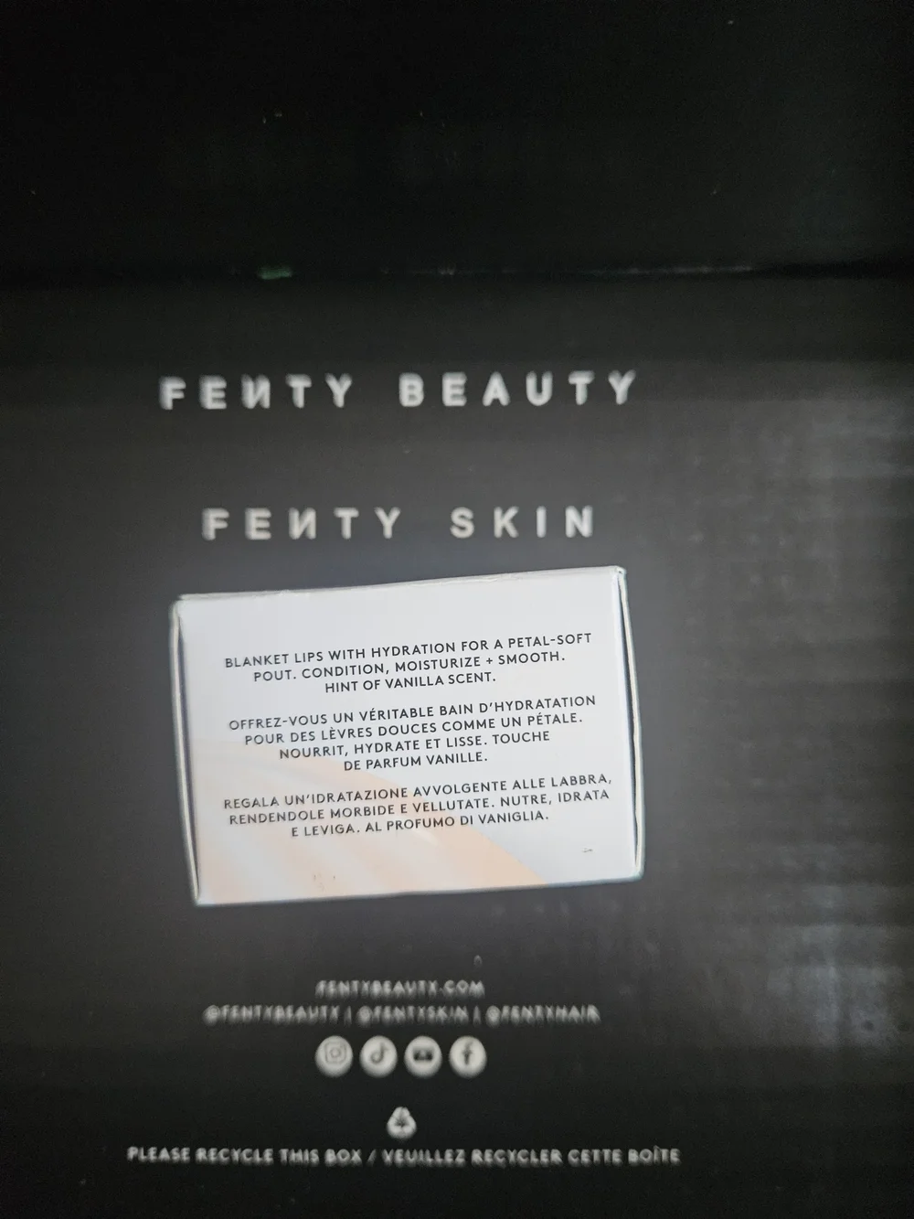 Fenty Skin Plush Puddin' Lip Mask - Vanilla